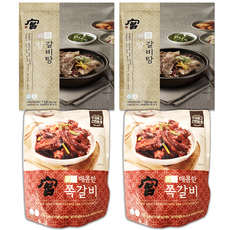 궁 왕갈비탕 소갈비탕 1kg 2개+쪽갈비700g 2개 코스트코 홈쇼핑 갈비탕 복날보양식, 왕갈비탕1kg x 2개+쪽갈비700g x 2개