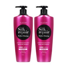 엘라스틴 실크리페어 샴푸 시그니처향, 550ml, 2개