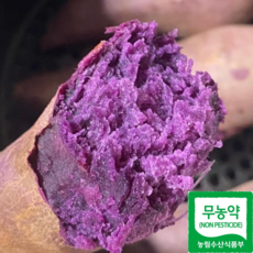22년 해남 무농약 햇 자색고구마 3kg 5kg 10kg, 해남 무농약 자색고구마 3kg(특상), 1개