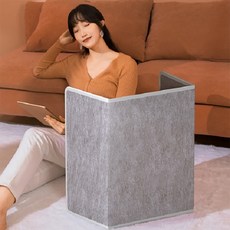 샤오미 미홀 사무용 접이식 발난로 파티션 히팅패드 풋워머 전기히터 한국형코드, 원컬러