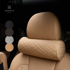 모모토 차량용 메모리폼 헤드레스트 목쿠션, 블랙