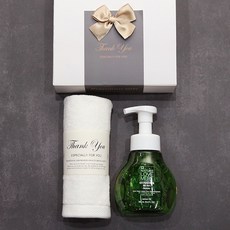 비단세사 주방타올 30수 코마사 + 러브메레 핸드워시세트(포장포함 자수X), 인디핑크