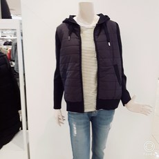 3층 안지크 패딩니트 후드 점퍼AE1 KC5100