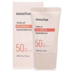 이니스프리 톤업 노세범 선스크린 EX 50ml, 1개