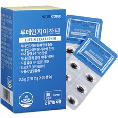 뉴트리코어 루테인지아잔틴 영양제, 30정, 1개