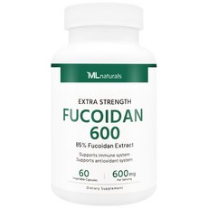 [미국번개배송] 신제품 착한명품 마이라이프 내추럴스 후코이단 600mg 60정, 1개