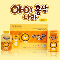 [오늘출발] 아이나라 홍삼 30포 + 선물용 쇼핑백 어린이 초등학생 면역력증진 영양제 6년근 키즈 홍삼 선물 아이홍삼나라