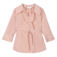 EnC 러플 카라 블라우스 ENBA12593W