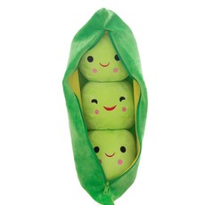 해솔 완두콩 캐릭터 바디필로우 애착인형, 그린