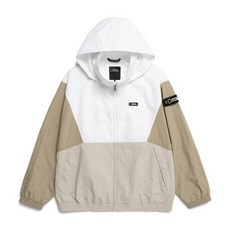 내셔널 지오그래픽 N231MFT930 컬러블록 트레이닝 풀집업 OAK BEIGE