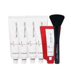 닥터큐먼 콜라겐팩 타입원 콜라겐 보습 광채 크림팩 홈쇼핑 50g 4개+스파출라 11203422, 50g 4개+샘플+전용 스파출라(색