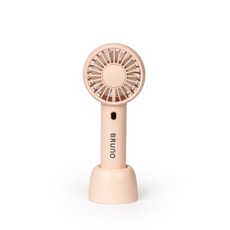 [쿠팡수입] 브루노 스탠드겸용 무선 미니 핸디팬 USB 선풍기, BMF-2115, 핑크
