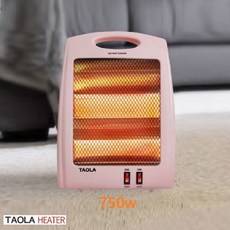 다와 타올라 석영관 전기히터, QH-842, 핑크