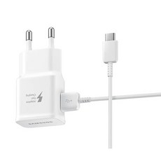 삼성전자 USB C타입 급속 여행용 핸드폰충전기 EP-TA20, 화이트, 1개