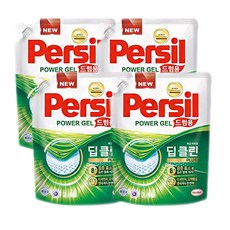온마음샵 헨켈 퍼실 딥클린 플러스 파워젤 리필 2.1L 4개 일반용 드럼용 액체세탁세제