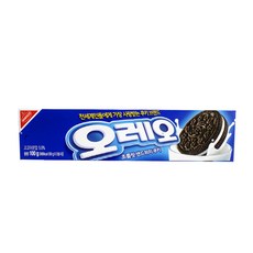 오레오 오레오 화이트크림 100g 과자 간식 사무실 학원 유치원 회사 어린이집 공부방 스낵 크래커, 단품