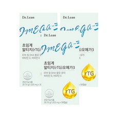 닥터린 초임계 알티지 오메가3 1025mg x 30캡슐, 30정, 3개