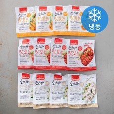 굽네 소스가 맛잇는 닭가슴살 슬라이스 화이트머쉬룸 120g x 4p + 레드크림커리 120g x 4p + 스파이시커리 120g x 4p 세트 (냉동), 1세트
