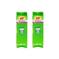 3M 스카치 브라이트 일반형 정전기 청소포 60매, 2개입
