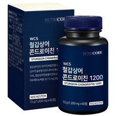 뉴트리코어 WCS 철갑상어 콘드로이친 1200 72g, 60정, 1개