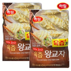 하림 장인의 3시간 육즙 왕교자 만두 840gX2개, 840g, 2개