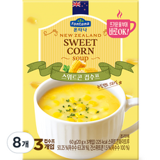 폰타나 스위트콘 컵수프 3p, 60g, 8개