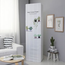 SKANDSALO 북유럽 모던 스탠드 사각 빈틈없는 에어컨 커버 대형 가리개 사계절 인테리어 커버, H