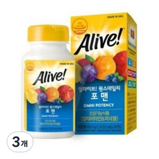 얼라이브 원스 데일리 포맨 멀티 비타민, 30정, 3개
