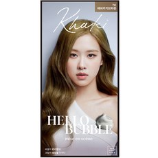 미쟝센 올뉴 헬로버블 염모제, 7K 애쉬카키브라운, 1개