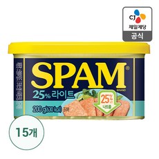 스팸 마일드 캔, 200g, 15개