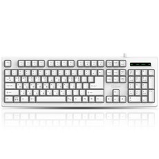 큐센 USB 멤브레인 키보드 + 키스킨, SEM-DT45 Plus, 화이트(키보드), 일반형