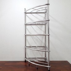 5단 다용도 조립식 코너 선반, 1개