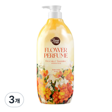 샤워메이트 플라워 퍼퓸 바디워시 프리지아 자스민향, 900g, 3개