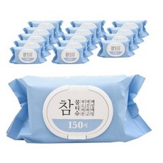 [다이소]참 깨끗한 물티슈 캡형, 150매입, 30팩