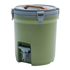 스탠리 워터저그 7.5L 올리브 캠핑 감성캠핑 피크닉 물통 보냉 나무손잡이 우드핸들, 단일속성