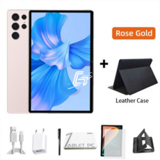 듀얼유심 투인원 5G 태블릿 pad PC 14인치 전면스크린 RAM 12GB ROM 256GB, 5G 와이파이 플래그십 [10인치 듀얼유심], 256GB 스냅드래곤 888, 로즈골드