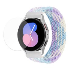 스페이스쉴드 갤럭시워치5 40mm 44mm 호환 브레이드 솔로루프 스트랩 25color 필름 1매 증정 솜사탕 포카리 단독색상 3+1, S