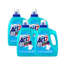 액츠 퍼펙트 실내건조 드럼용 액상세제 본품, 3.2L, 4개