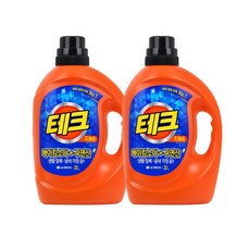 테크 베이킹소다 + 구연산 드럼용 액상세제 본품, 3L, 2개