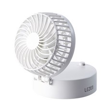 르젠 핸즈프리 미러팬 휴대용 선풍기, LZMF-ST2600, 올 화이트
