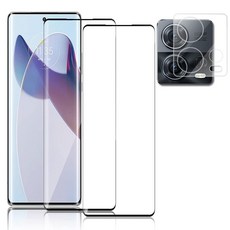 모토로라 모토 S30 엣지 30 퓨전용 3D 곡선 전체 커버리지 강화 유리 X30 X40 프로 화면 보호 카메라 필름, [01] for Moto X30 Pro, 2Glass 1Camera Film