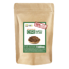 가루랑 국산 100% 더덕분말, 200g, 1팩