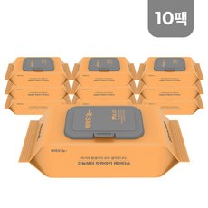 바이오늘 착한아기 마일드 바이오케어 물티슈 캡형, 10팩, 72매