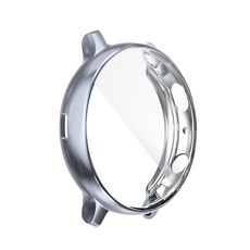 코쿼드 갤럭시 워치 액티브2 풀커버TPU 케이스 44mm, 건메탈, 1개