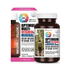 어바틀오브네이처 옵티멈 멀티비타민 앤 미네랄 포우먼 75g, 60정, 1개