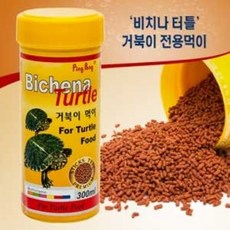 핑퐁 비치나 터틀 거북이 사료, 300ml, 1개