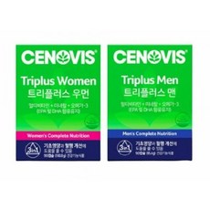 세노비스 트리플러스 맨 우먼 90캡슐 커플세트, 1개, 상세페이지 참조