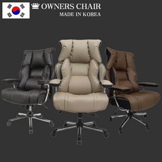 오너체어 중역용 임원 사장님 사무실의자 컴퓨터 PC방 공부 책상 중역의자 편안한 사무체어 PC방체어, FLD-004 파워쿠션트리플chair_블랙_3중바닥-고