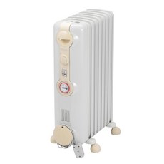 DeLonghi 드롱기 오일 히터 [ 화이트 + 크림 JR0812 ]