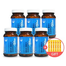 여에스더 유산균 울트라플로라 블루 60캡슐 6병 (무료냉장배송), 6병+프리바이오틱스, 6개